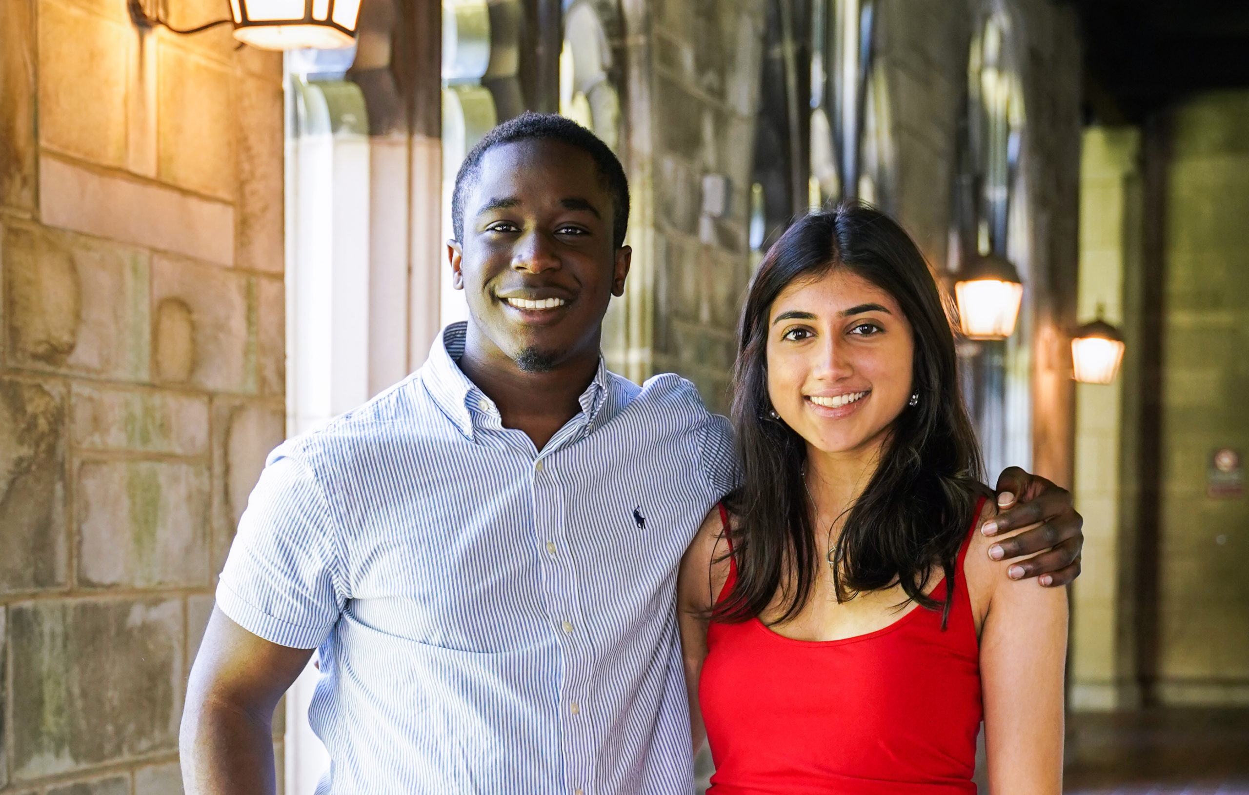 Devshi Mehrotr and Leslie Jones-Dove